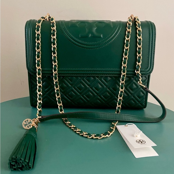 Tory Burch Handbags - New Tory burch handbag leather org $498 size medium 10,5/8/3,5 inch